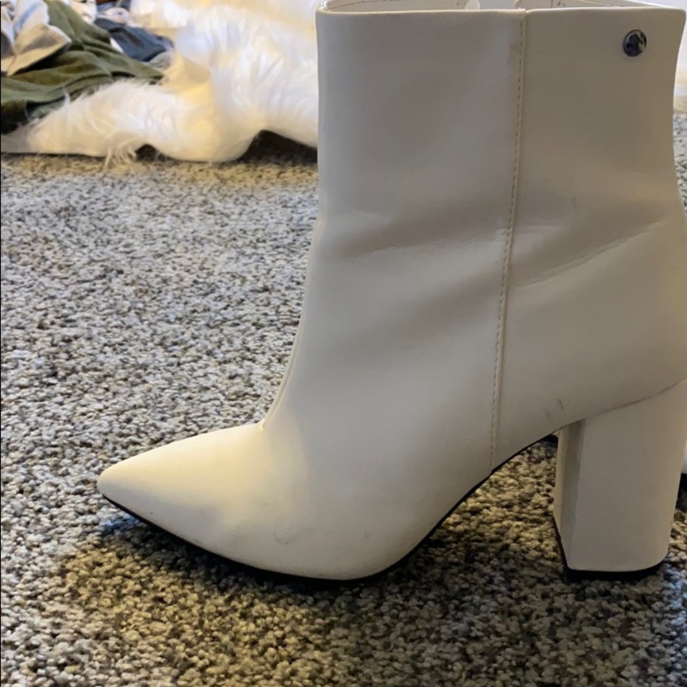 White booties